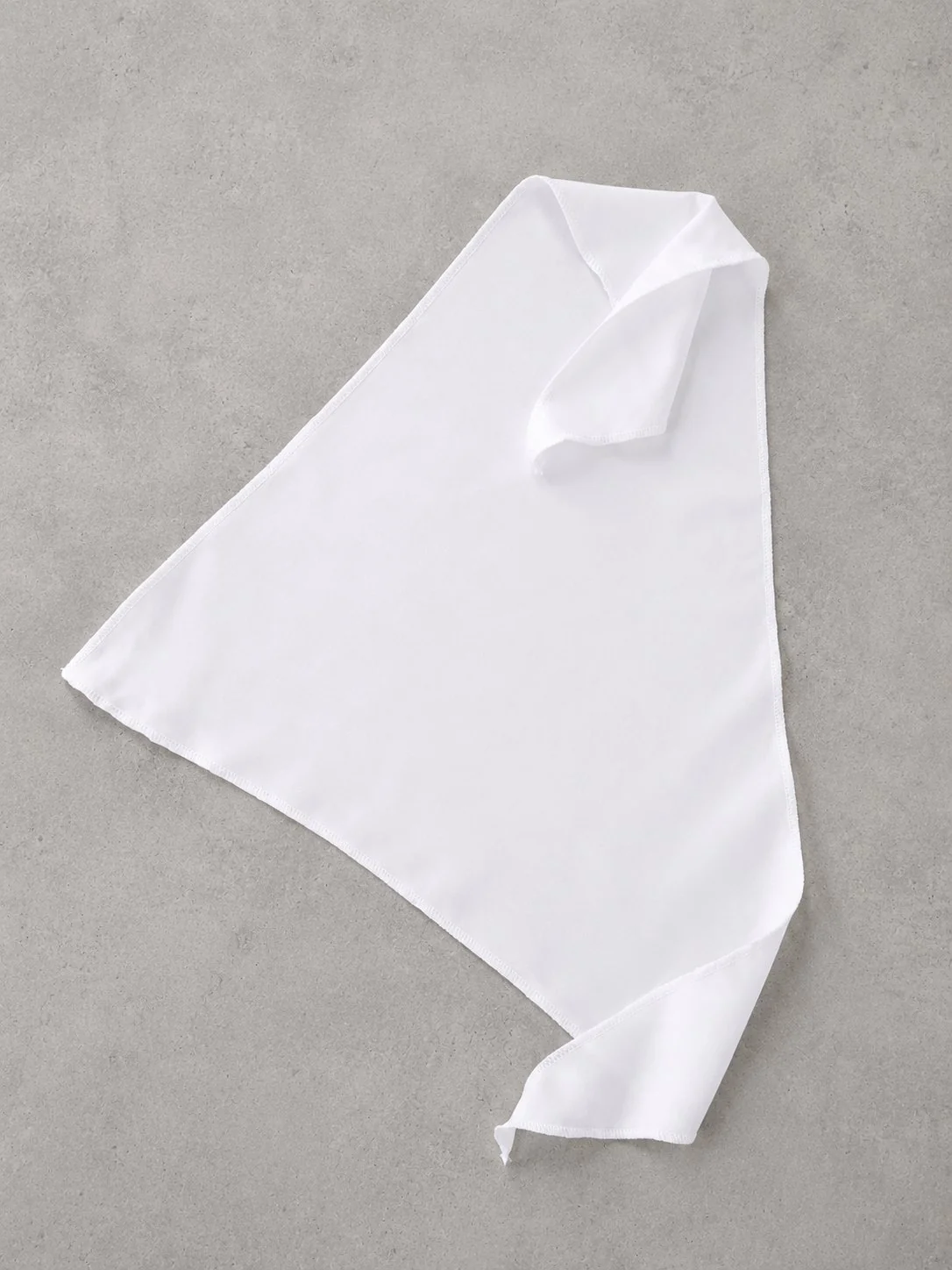 Bandana para perro blanca poliéster