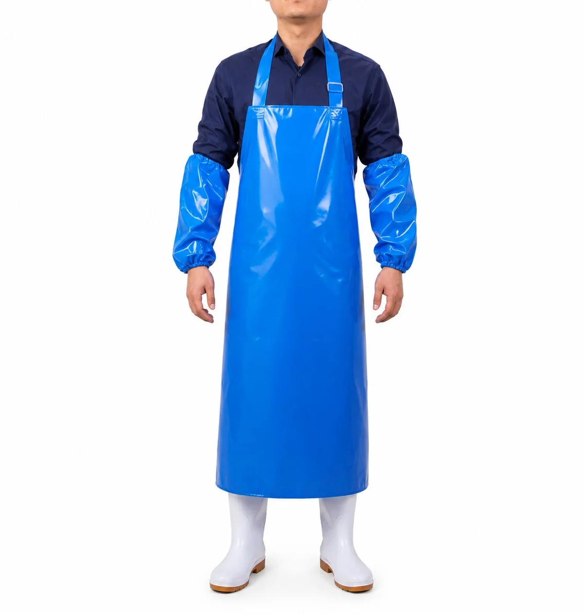 Pechera PVC con cubre mangas impermeable - kit profesional